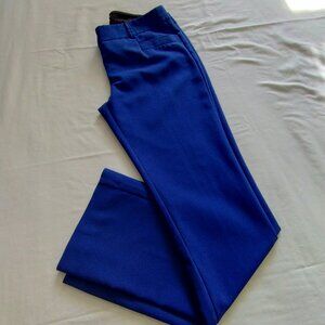 EXPRESS Bluish-Purple "The COLUMNIST" Casual Dress Pants Sz 6 (31 Inseam)